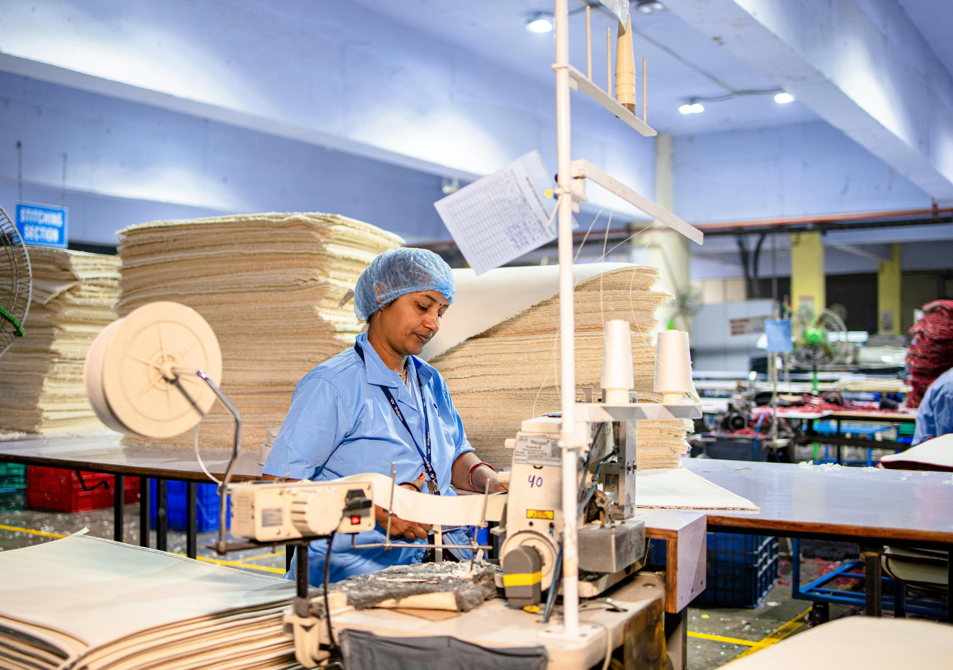 Women showcasing their work